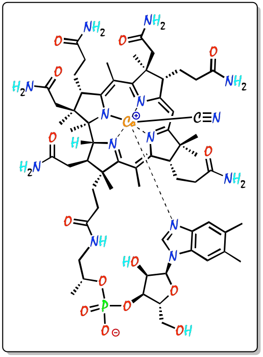 cyanocobalamin vitamin b12 FDJOLVPMNUYSCM-QJRSUKKJSA-L