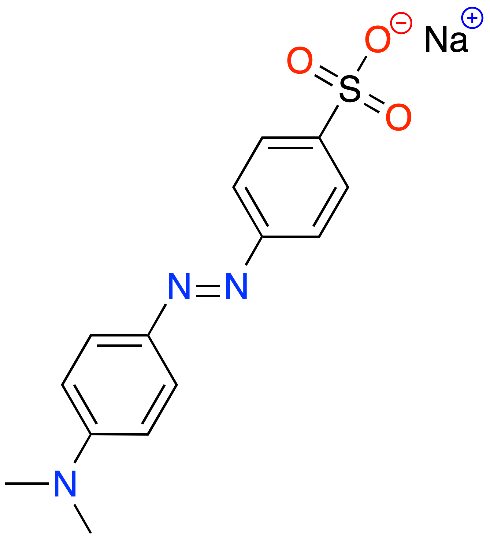 methyl orange STZCRXQWRGQSJD-UHFFFAOYSA-M helianthin - Poivrier orange - gold orange or orange III