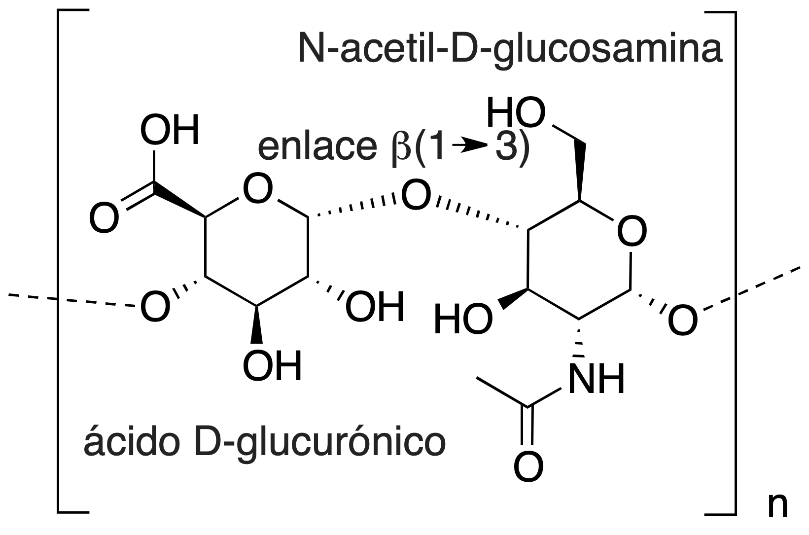 hyaluronic acid disaccharide D-glucuronic acid N-acetyl-D-glucosamine AEMOLEFTQBMNLQ-WAXACMCWBB OVRNDRQMDRJTHS-FMDGEEDCBL