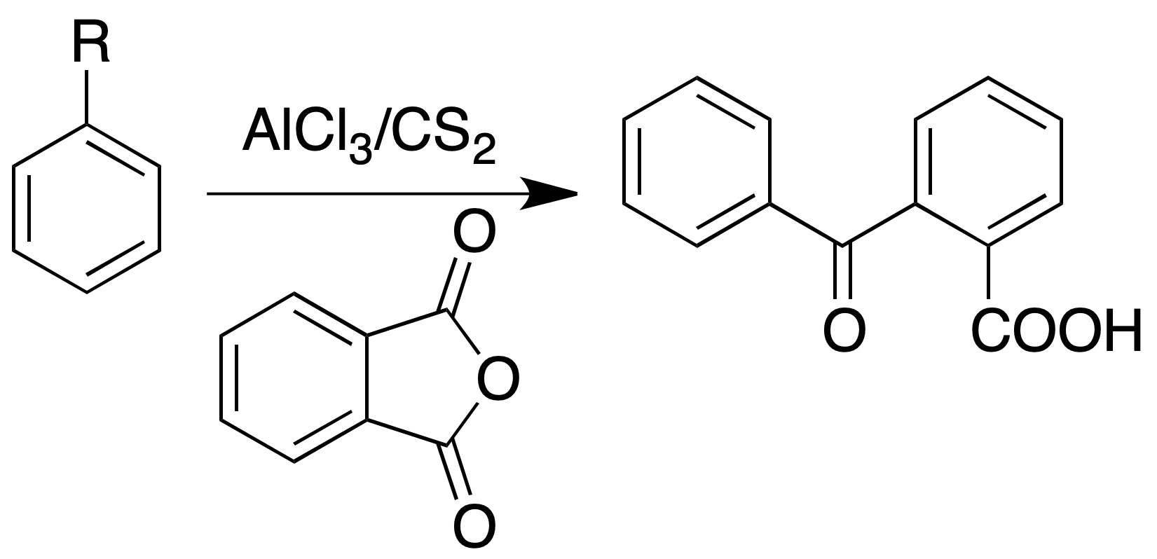 functional group analysis formation arylbenzoic acid