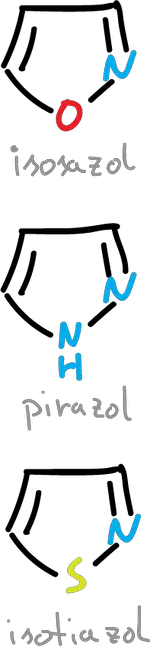 isoxazole isothiazole pyrazole