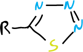 thiatriazole derivatives