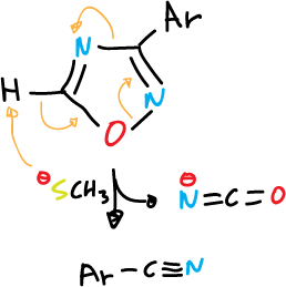 fragmentation oxadiazole