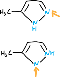 pyrazoles, triazoles and tetrazoles: Pyrazole, thiazole, tetrazole reactions