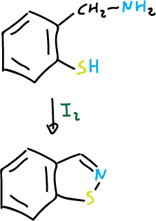 synthesis benzisothiazoles ortho-substituted benzenes