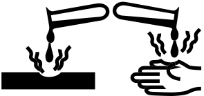 corrosion ghs system pictogram