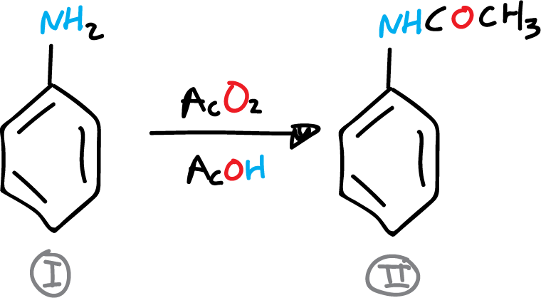 nitroaniline synthesis shceme preparation of acetanilide