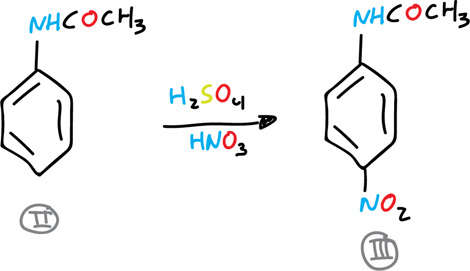 nitroaniline synthesis shceme acetanilide nitration