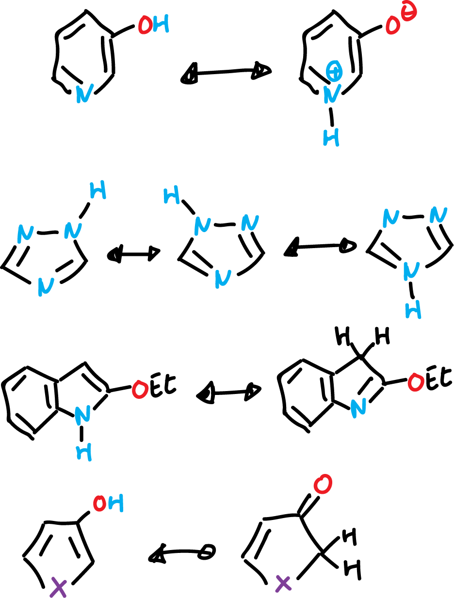 aromatic heterocycles: 3-hydroxy-pyrimidine / pyrimidinium oxide equilibrium
