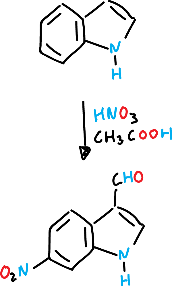 Reactivity of indoles: Friedel-Crafts reaction of indoles (or Friedel-Crafts acyclization) SIKJAQJRHWYJAI-UHFFFAOYSA-N