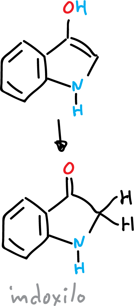 Reactivity of indoles: Properties of some substituted indoles indoxyl SIKJAQJRHWYJAI-UHFFFAOYSA-N