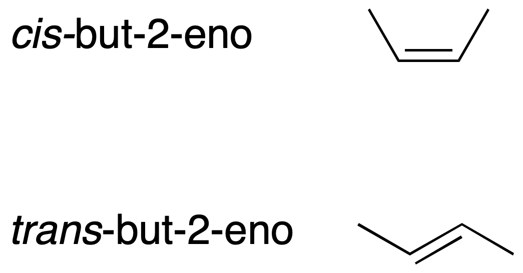 isomerism in organic molecules criteria for the assignment of the double bond configuration