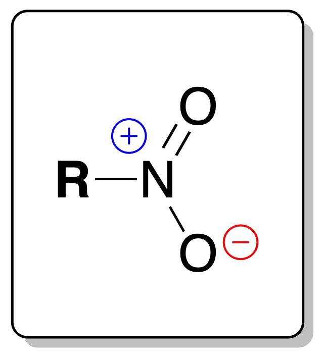 nitrocompuesto grupo funcional nitro