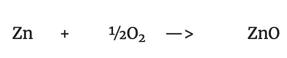 redox reactions oxidation of zinc Zn