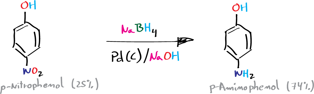 Nitration of phenol synthesis of p-nitrophenol