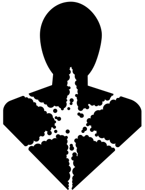 human torso ghs system pictogram