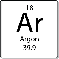 Argon element periodic table
