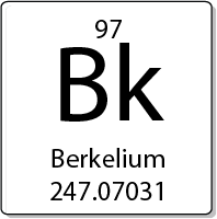 Berkelium element periodic table