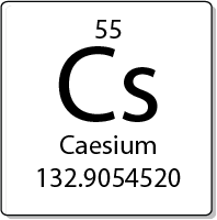 Caesium element periodic table