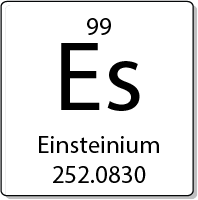 Einsteinium element periodic table