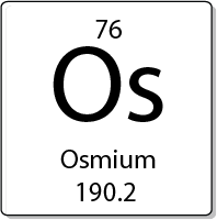 Osmium element periodic table