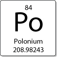 Polonium element periodic table