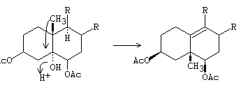 Westphalen-Lettré rearrangement - general reaction scheme