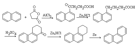 Haworth phenanthrene synthesis - general reaction scheme