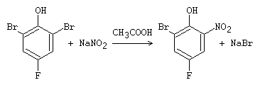 Zincke nitration - nitrous acid HNO2 - nitrite in acetic acid