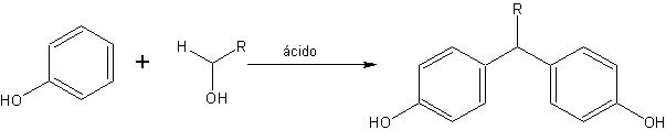 Bakelite process - general reaction scheme