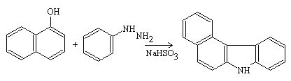 Bucherer carbazole synthesis - sodium bisulfite NaHSO3 - naphthols - naphthylamines - aryl hydrazines