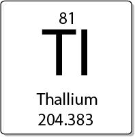 Thallium element periodic table