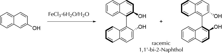 Synthesis of racemic 1,1'-bi-2-naphthol