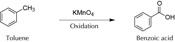 Microscale KMnO4 oxidation of alkylbenzenes