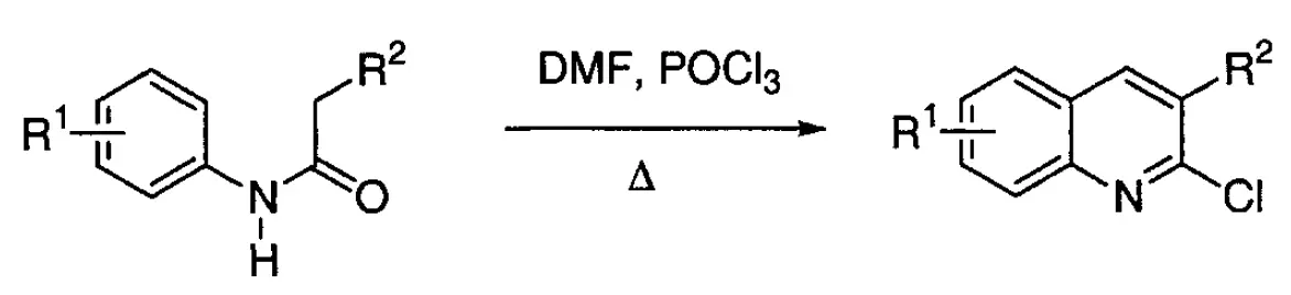 Meth-Cohn quinoline synthesis - general reaction scheme