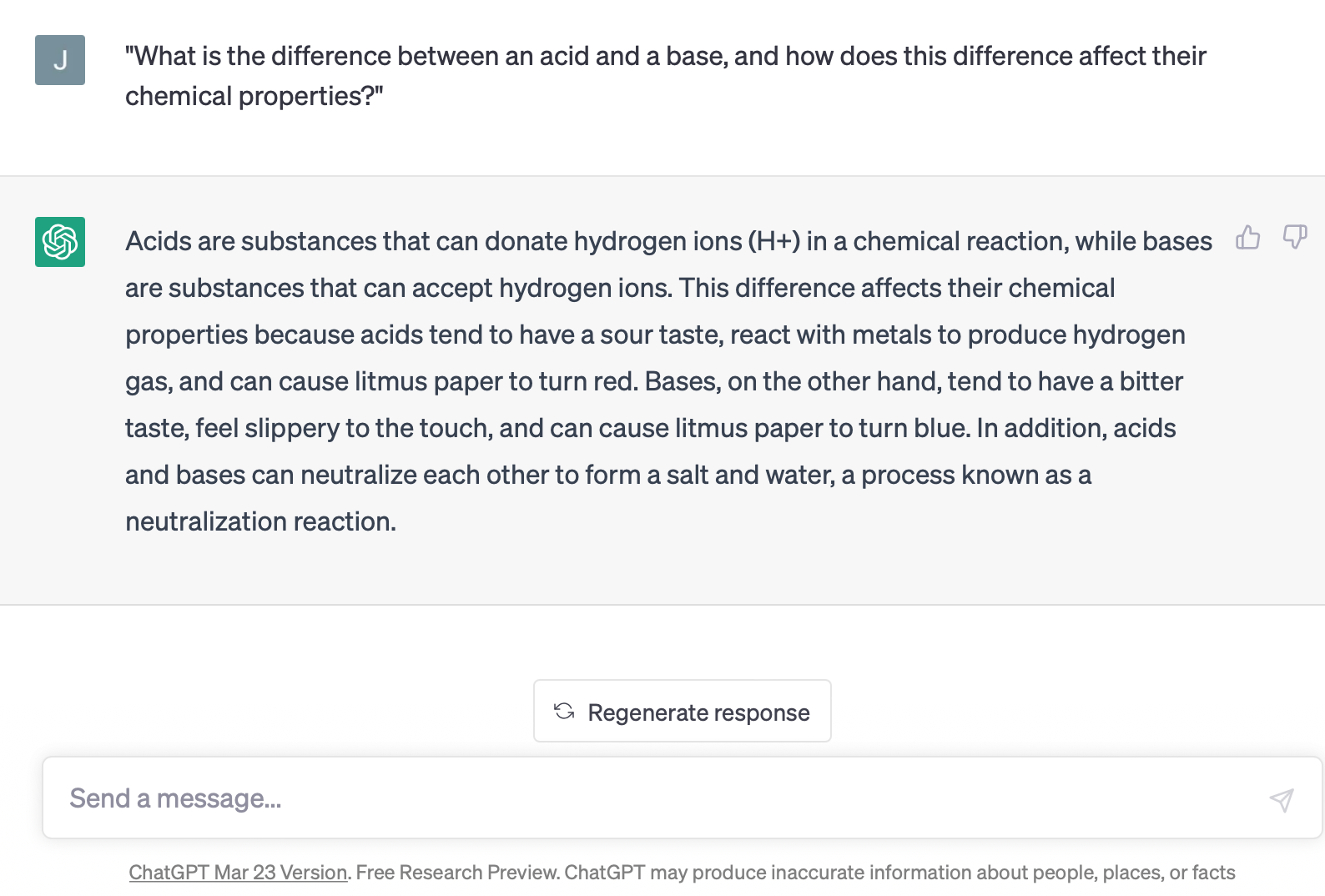 uses of chatGPT in chemistry