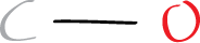 Lewis structure of carbon monoxide CO - step 3 draw single bonds